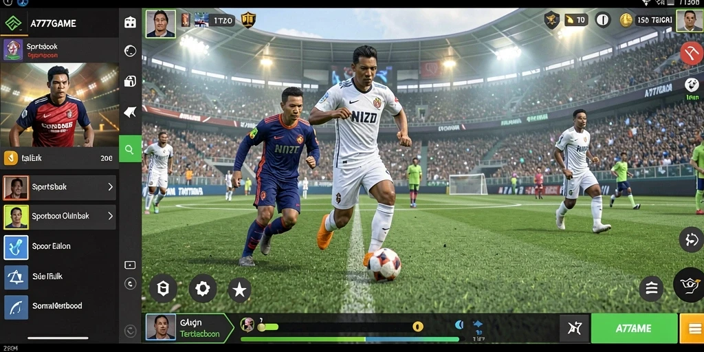 Tampilan menarik dan interaktif dalam permainan Sportsbook A777GAME.
