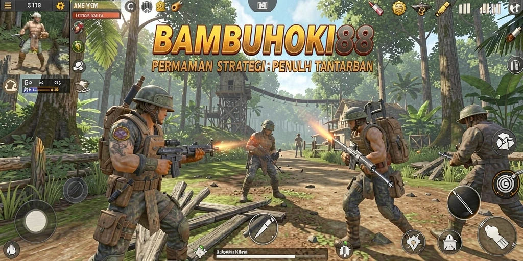 Tampilan gameplay mendebarkan di BAMBUHOKI88 dengan tantangan strategis.