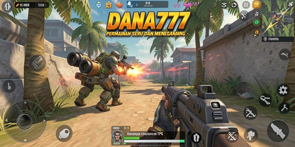 Screenshot gameplay seru dan mendebarkan dalam DANA777