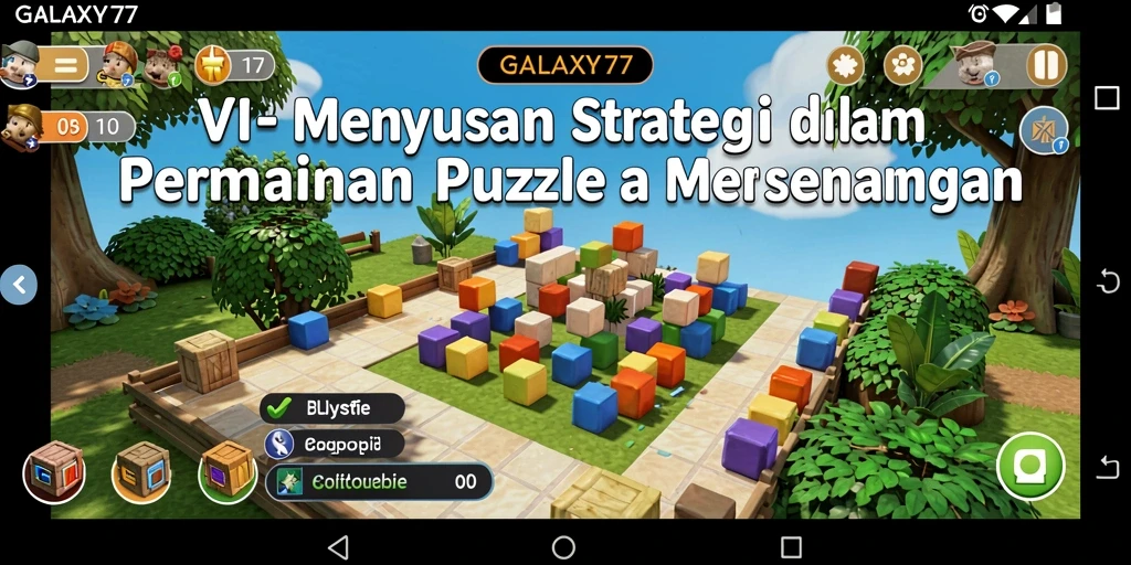 Tampilan gameplay GALAXY77 dengan puzzle yang menantang dan menarik.