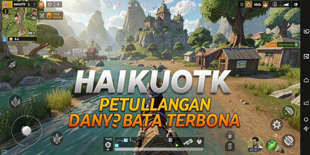 Tangkapan layar HAIKUOTK menampilkan dunia terbuka yang luas dan penuh petualangan.