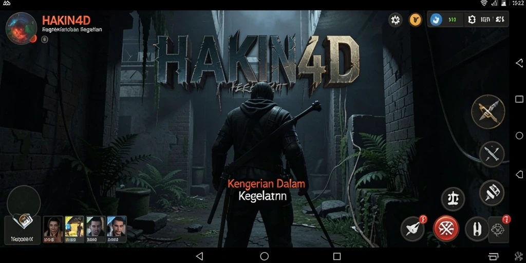 Screenshot menunjukkan ketegangan saat menjelajahi ruang angker.