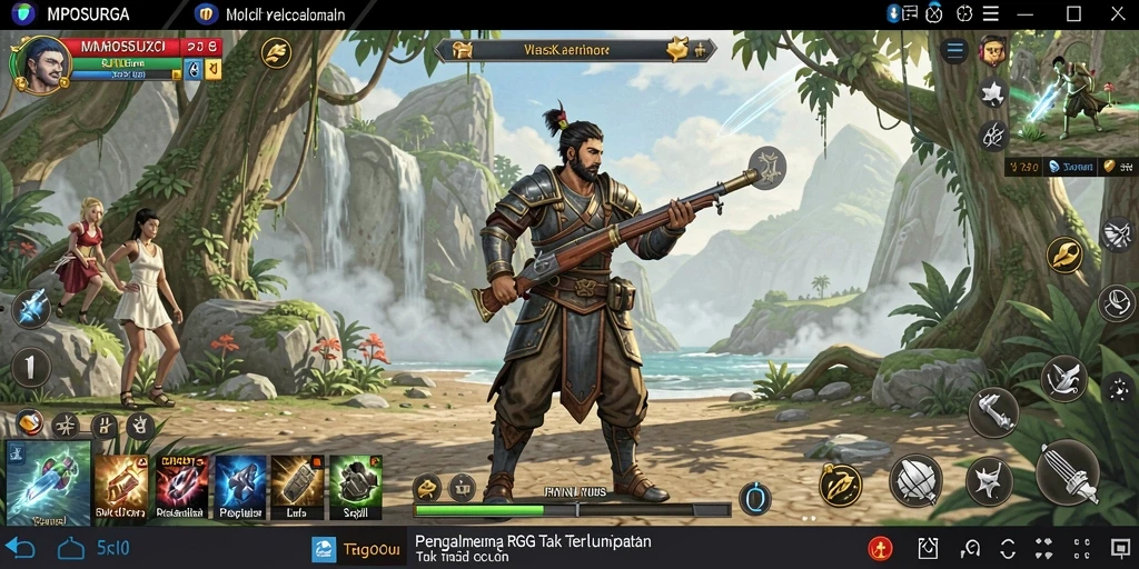 Tangkapan layar gameplay seru dari MPOSURGA