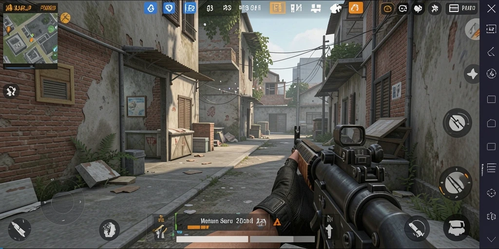 Gambaran gameplay PAKARJP dengan aksi tembak-menembak yang intens.