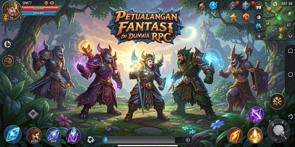 Gameplay seru dengan petualangan RPG yang menakjubkan.